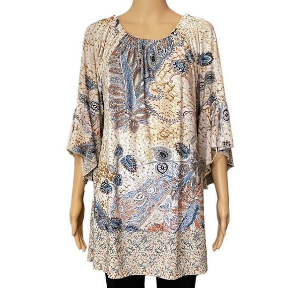 Tops - win win womans top L.XL  Tunic 3/4 Sleeve